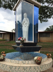 So many familiar things, but so much has also changed. They completed this statue of Mary at the Christus Centre since the last time I was here!